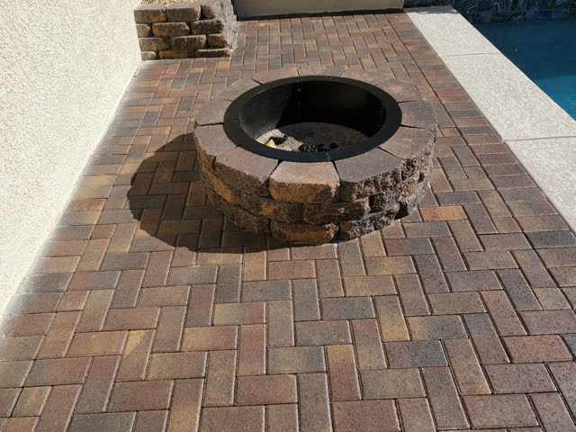 Fire pit patio