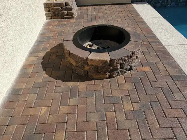 Fire pit patio